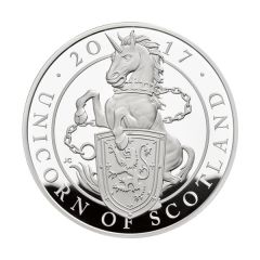 Great-Britain--2017-Britain-Queen's-Beasts---The-Unicorn-of-Scotland--99.9%-Silver-Proof-Coin-10oz