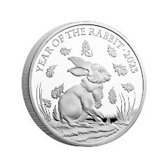 英國2023兔年生肖99.9%精鑄銀幣1盎司