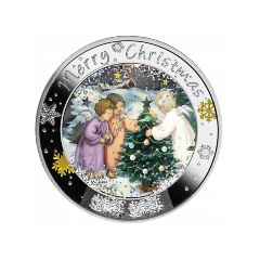 Niue 2022 Merry Christmas 99.9% Proof Silver Coin 17.5g