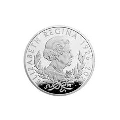 英國2022紀念英女皇伊利沙伯二世告別女王99.9%精鑄銀幣5盎司