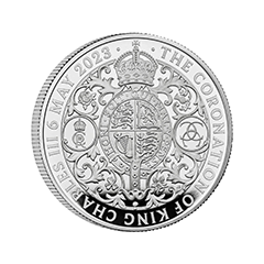 英國2023國王查理三世加冕典禮99.9%精鑄銀幣1盎司
