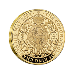 英國2023國王查理三世加冕典禮99.99%精鑄金幣2盎司