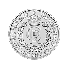 英國2023國王查理三世加冕典禮99.9%普制銀幣1盎司 (限量版)