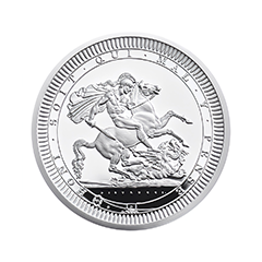 英国2024伟大雕刻家系列 – 圣佐治屠龙99.9%精铸银币2盎司