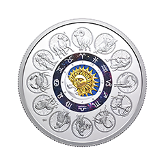 加拿大2024十二星座99.99%精铸银币2盎司