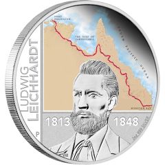 Australia-2013-Ludwig-Leichhardt-99.9%-Proof-Silver-Coin-2oz