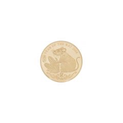British-Royal-Mint-2008-Hong-Kong-Year-Of-The-Rat-91.6%-Gold-Proof-Medal-39.94g