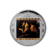 Cook-Islands-2012-Masterpieces-of-Art---“Flight-Into-Egypt“-Peter-Paul-Rubens-Proof-Silver-3-oz