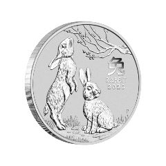 Australia 2023 Lunar Series III - Year Of The Rabbit 99.99% BU Silver Coin 1oz