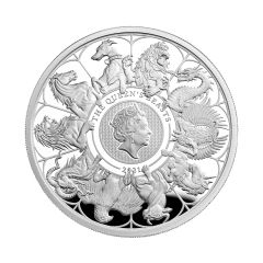 Great-Britain--2021-Great-Britain-Queen's-Beast-Completer---99.9%-Silver-Proof-Coin-1oz