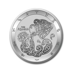 Tokelau-2021-Zodiac-–-Aquarius-99.9%-BU-Silver-Coin-1oz-(With-Gift-Box)