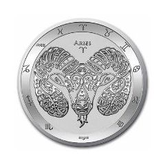 托克勞2022十二星座 – 白羊座99.9%普制銀幣1盎司(連展示盒)