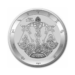托克勞2022十二星座 – 天秤座99.9%普制銀幣1盎司(連展示盒)