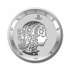 托克勞2022十二星座 – 處女座99.9%普制銀幣1盎司(連展示盒)