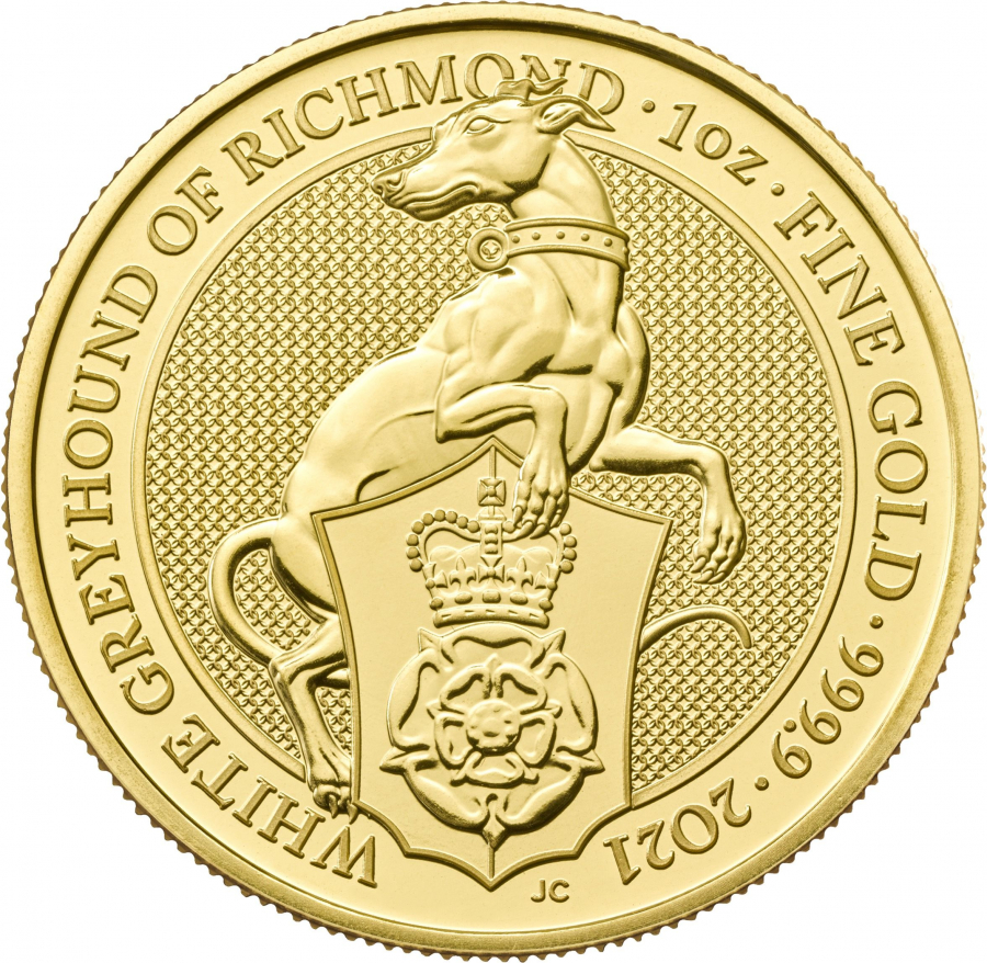 Great-Britain--2021-Britain-Queen's-Beasts---The--White-Greyhound-of-Richmond-99.99%-Gold-Coin-BU-1oz,Great-Britain--2021-Britain-Queen's-Beasts---The--White-Greyhound-of-Richmond-99.99%-Gold-Coin-BU-1oz,Great-Britain--2021-Britain-Queen's-Beasts---The--W