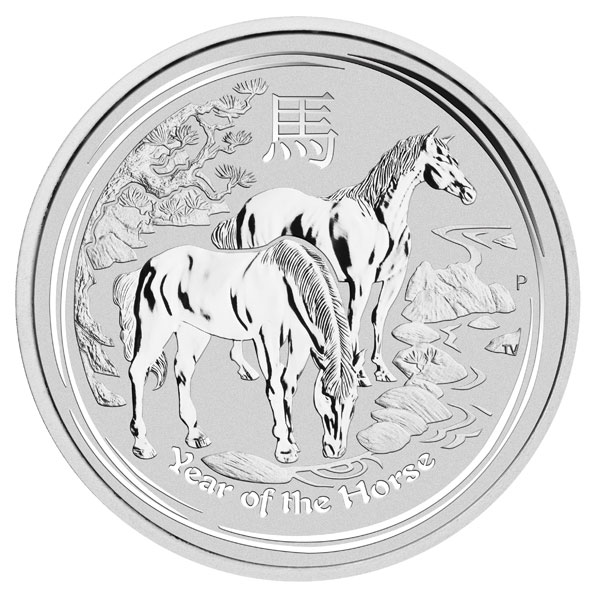 澳洲2014馬年生肖銀幣1盎司