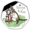Great Britain 2022 Winnie The Pooh And Friends - Kanga & Roo 92.5% Coloured Proof Silver Coin 8g