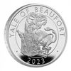 英国2023都铎王室神兽系列-蒲福氏羊角兽99.9%精铸银币1盎司