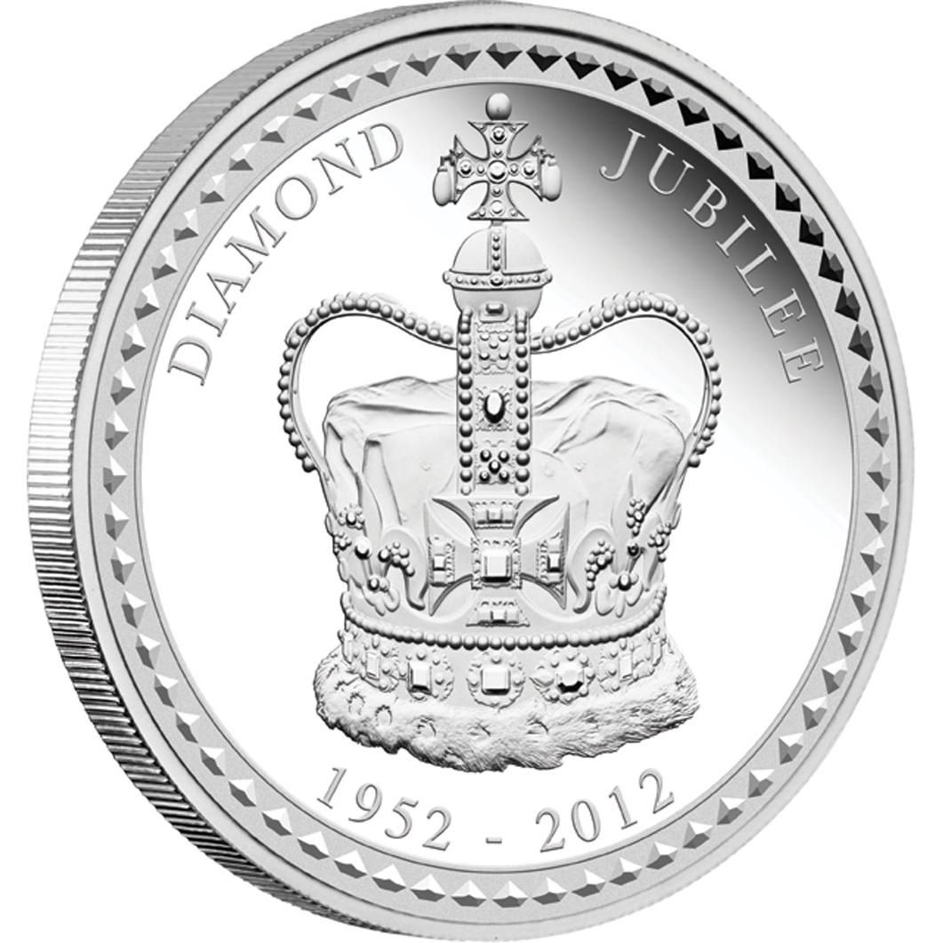 澳洲 2012 英女皇钻禧 99.9% 精铸银币1公斤